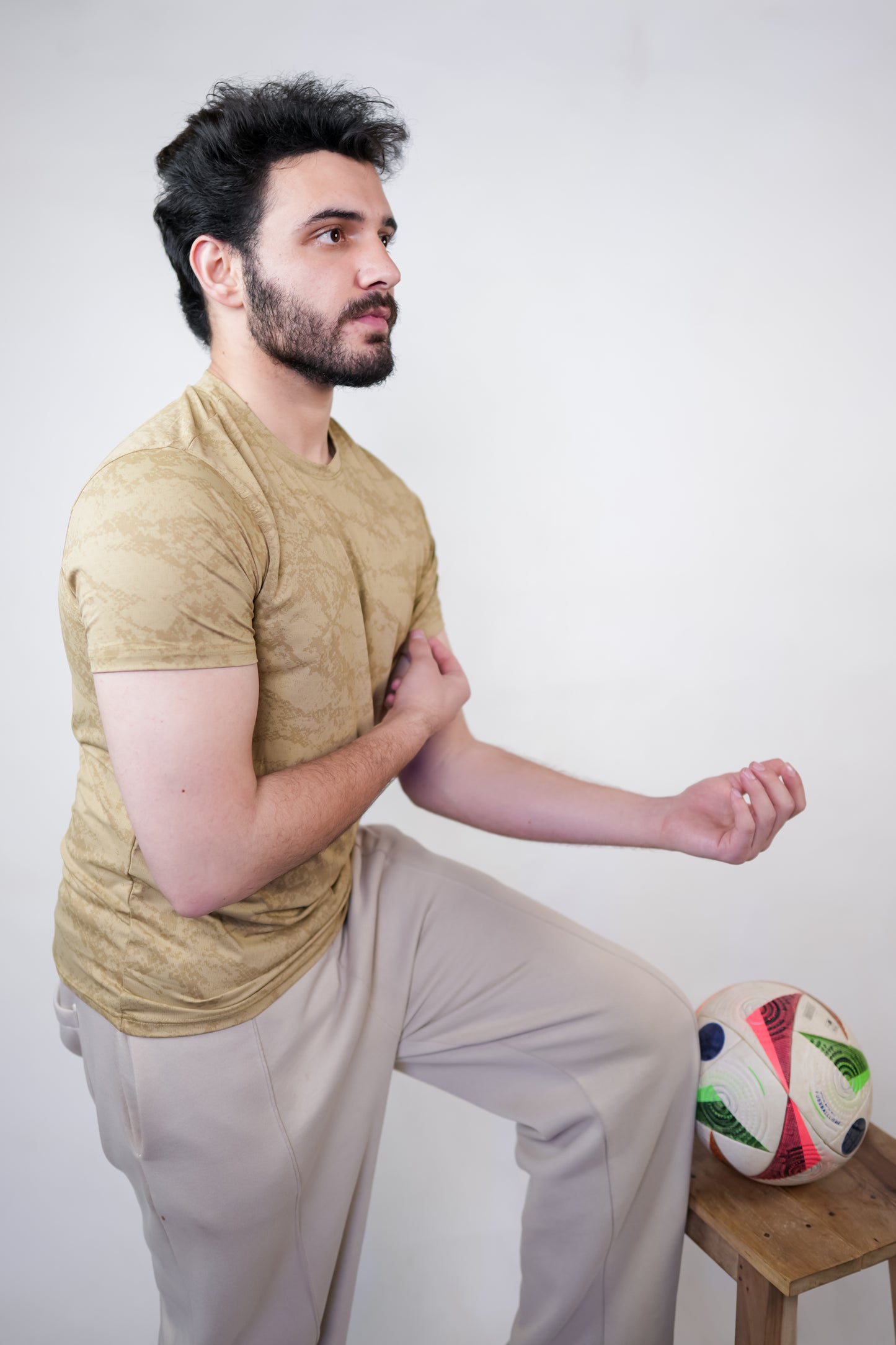 HAW Sand Brown Active Tee